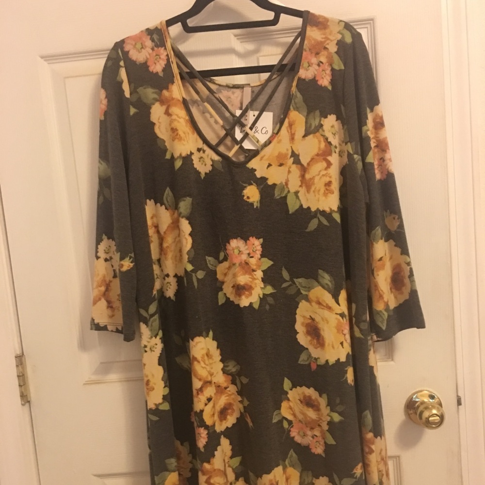 Mulvane Lattice Knit Dress